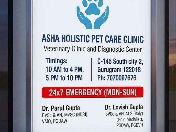 Asha Holistic Pet Care Clinic