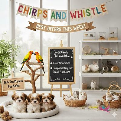 Chirps & Whistle Pet Shop and Pet Boarding Kennel Gurgaon